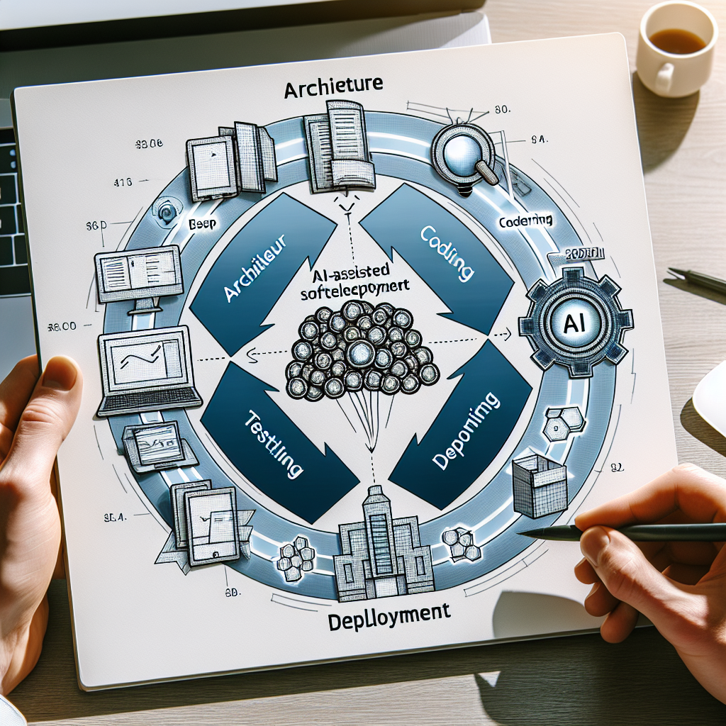 Professional illustration about AI-powered software development