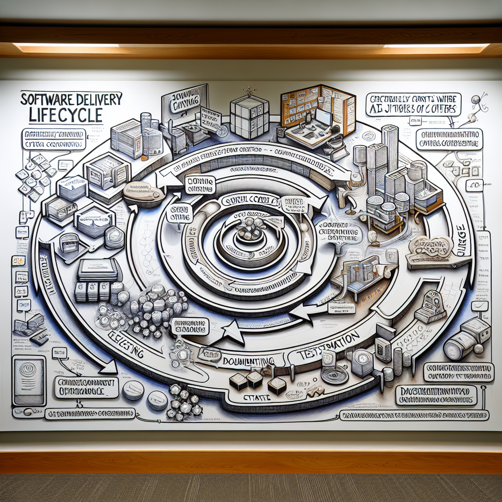 Professional illustration about AI-powered software development