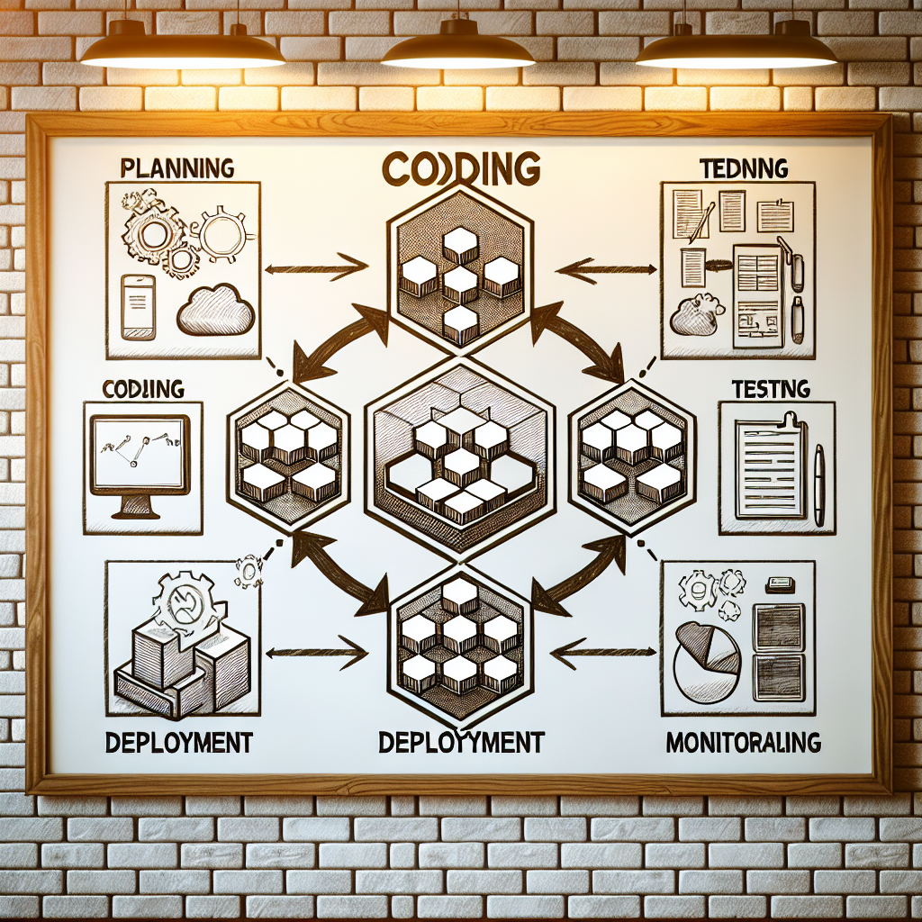 Professional illustration about DevOps consulting and cloud