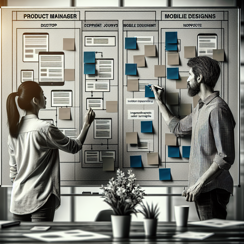 Professional illustration about mobile app development for