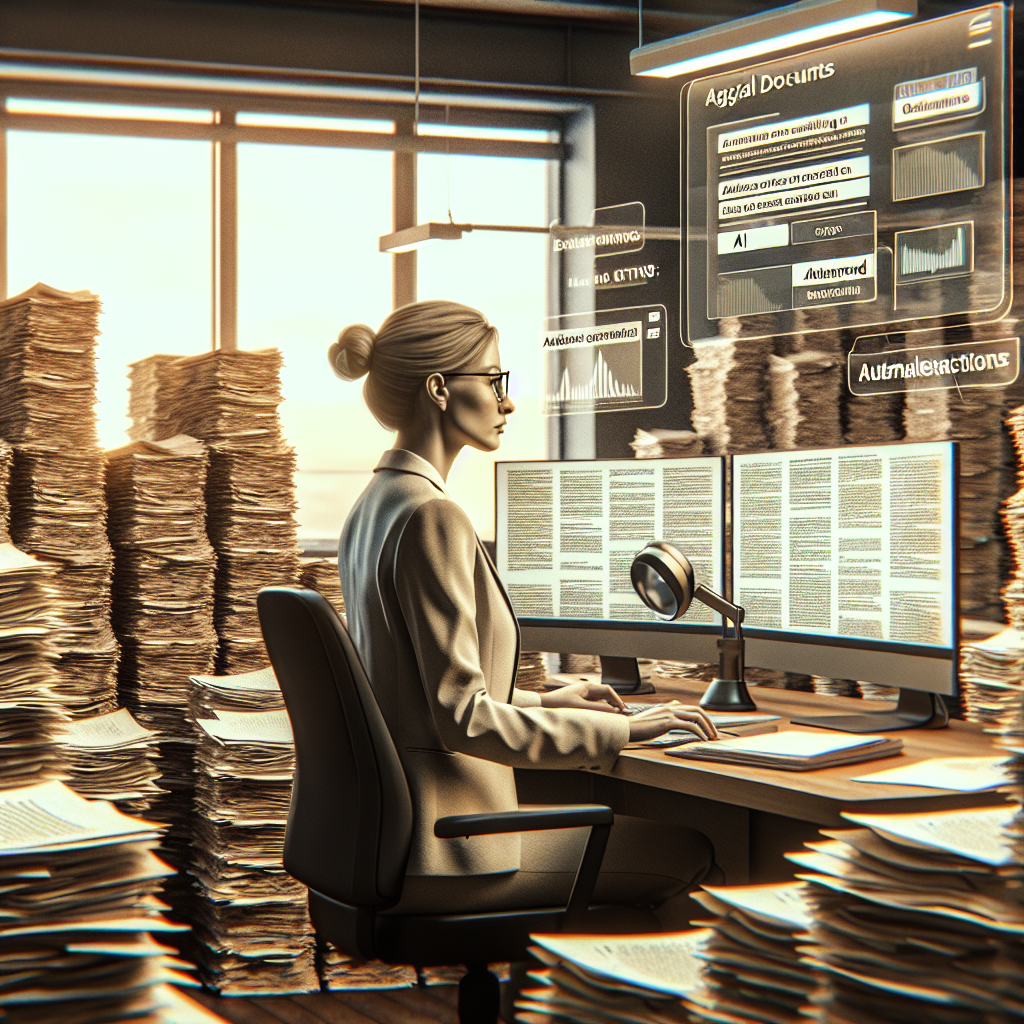 Professional illustration about AI and automation for