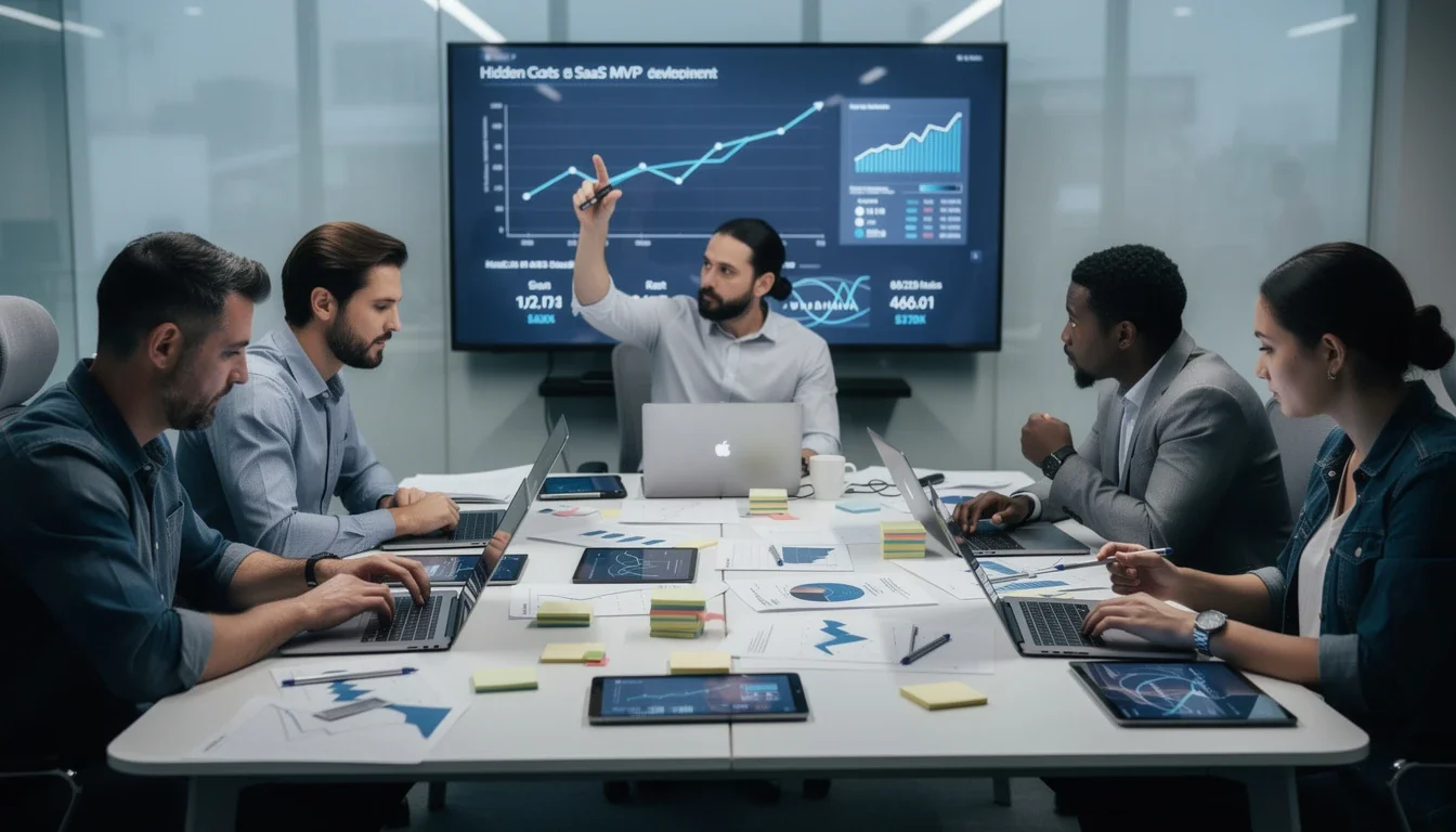 A summary infographic highlighting best practices for hidden costs in saas mvp development