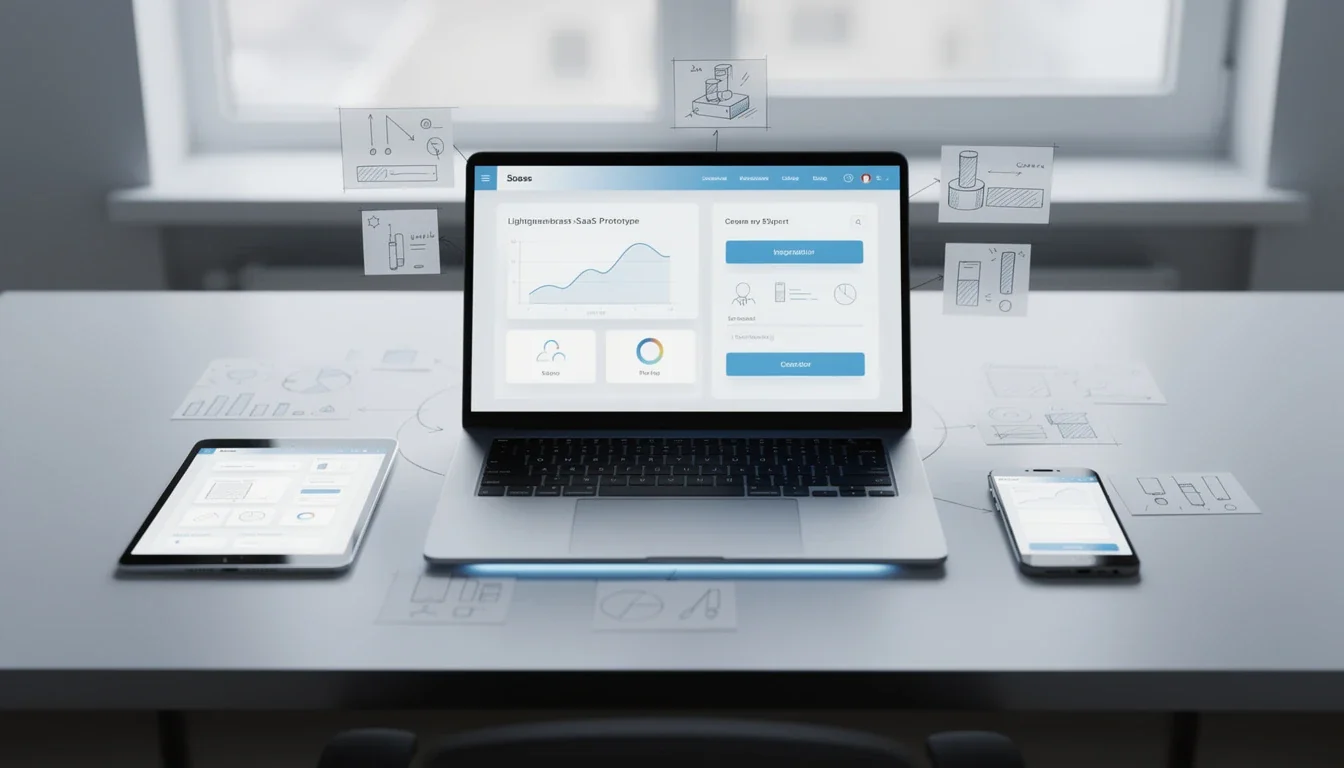 A summary infographic highlighting best practices for lightweight saas prototype development approach