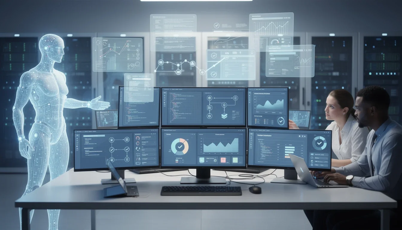 An illustrated diagram showing the key benefits of ai-driven software testing automation strategies strategies