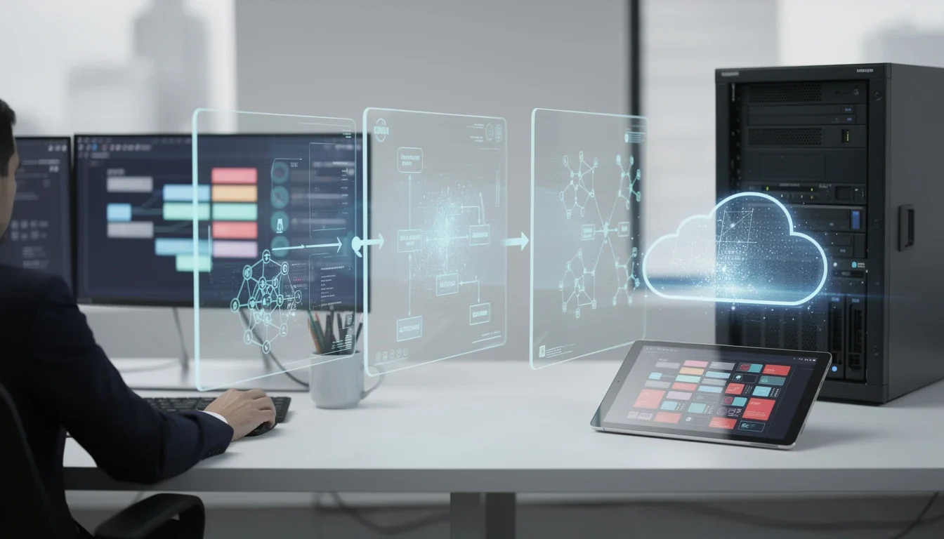 A step-by-step visual process guide demonstrating how ai-driven software testing automation strategies works