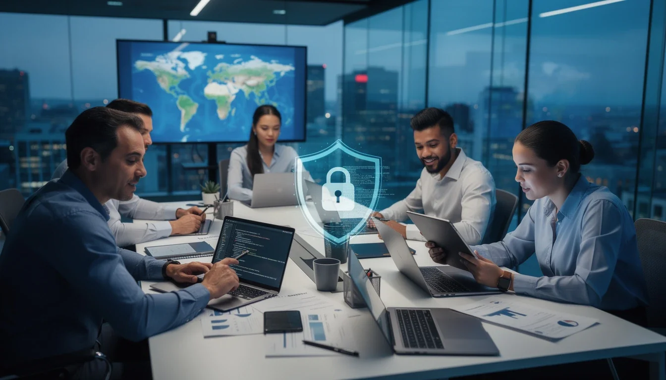 A summary infographic highlighting best practices for intellectual property protection offshore software teams