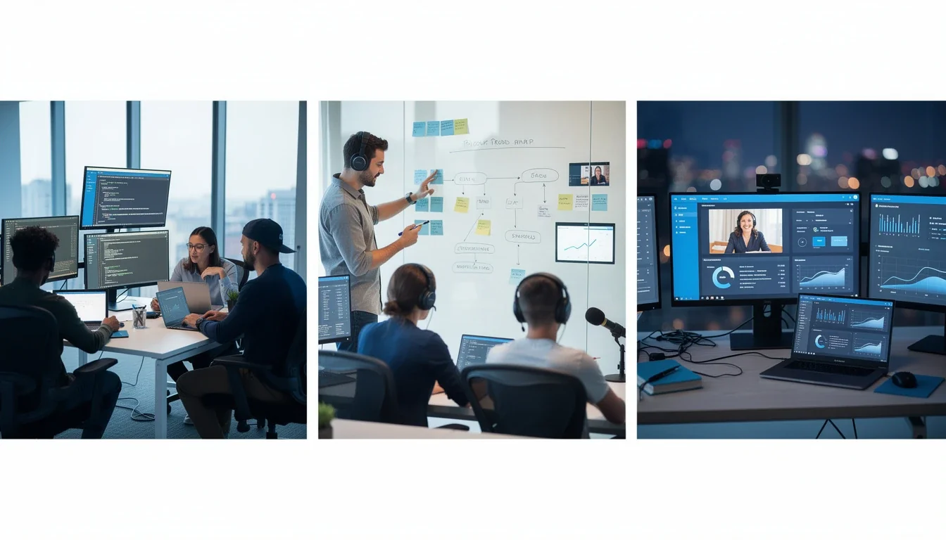 A step-by-step visual process guide demonstrating how niche offshore developers for saas startups works