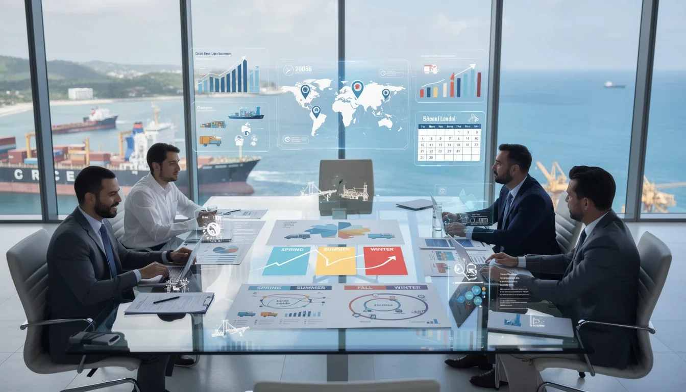 An illustrated diagram showing the key benefits of seasonal product launch offshore planning 2026 strategies