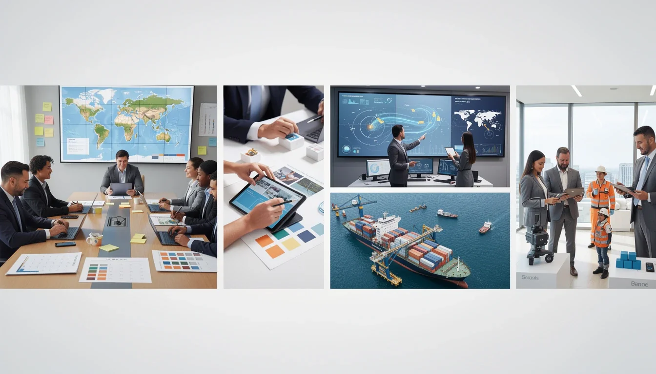 A step-by-step visual process guide demonstrating how seasonal product launch offshore planning 2026 works