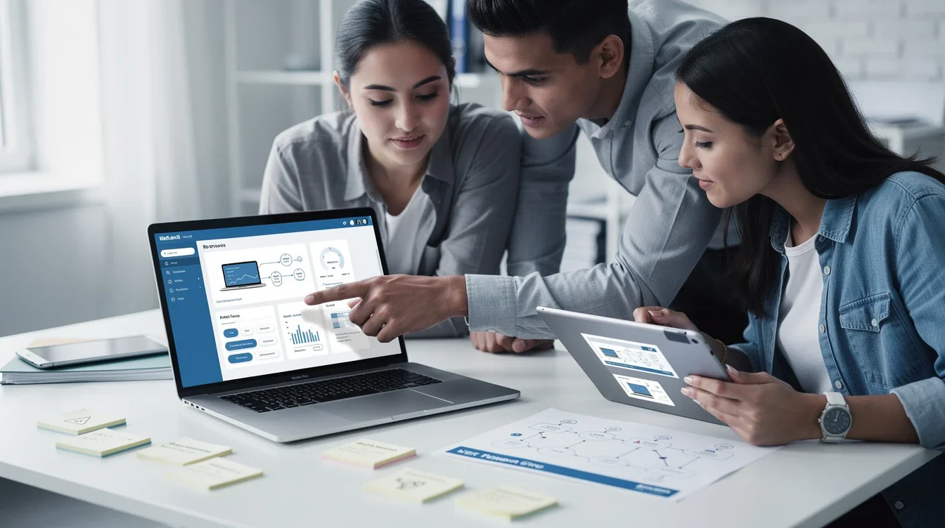 An illustrated diagram showing the key benefits of validating saas features before full build strategies