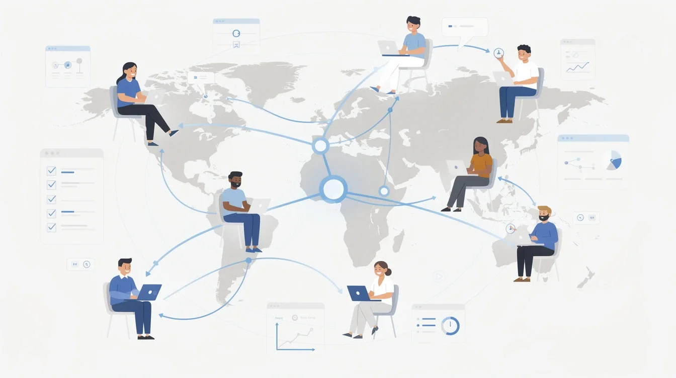A summary infographic highlighting best practices for offshore software teams for post-pandemic hiring