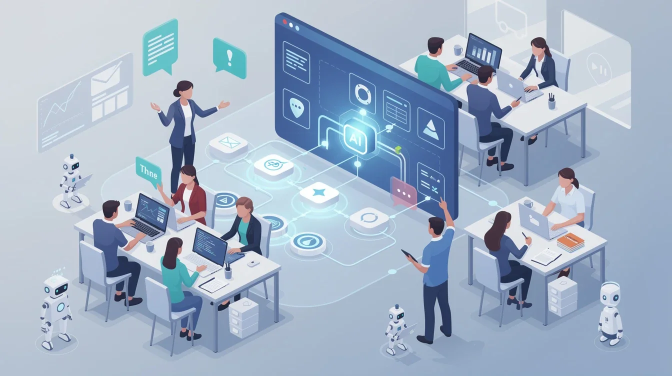 A summary infographic highlighting best practices for ai-powered automation for cross-functional startup teams