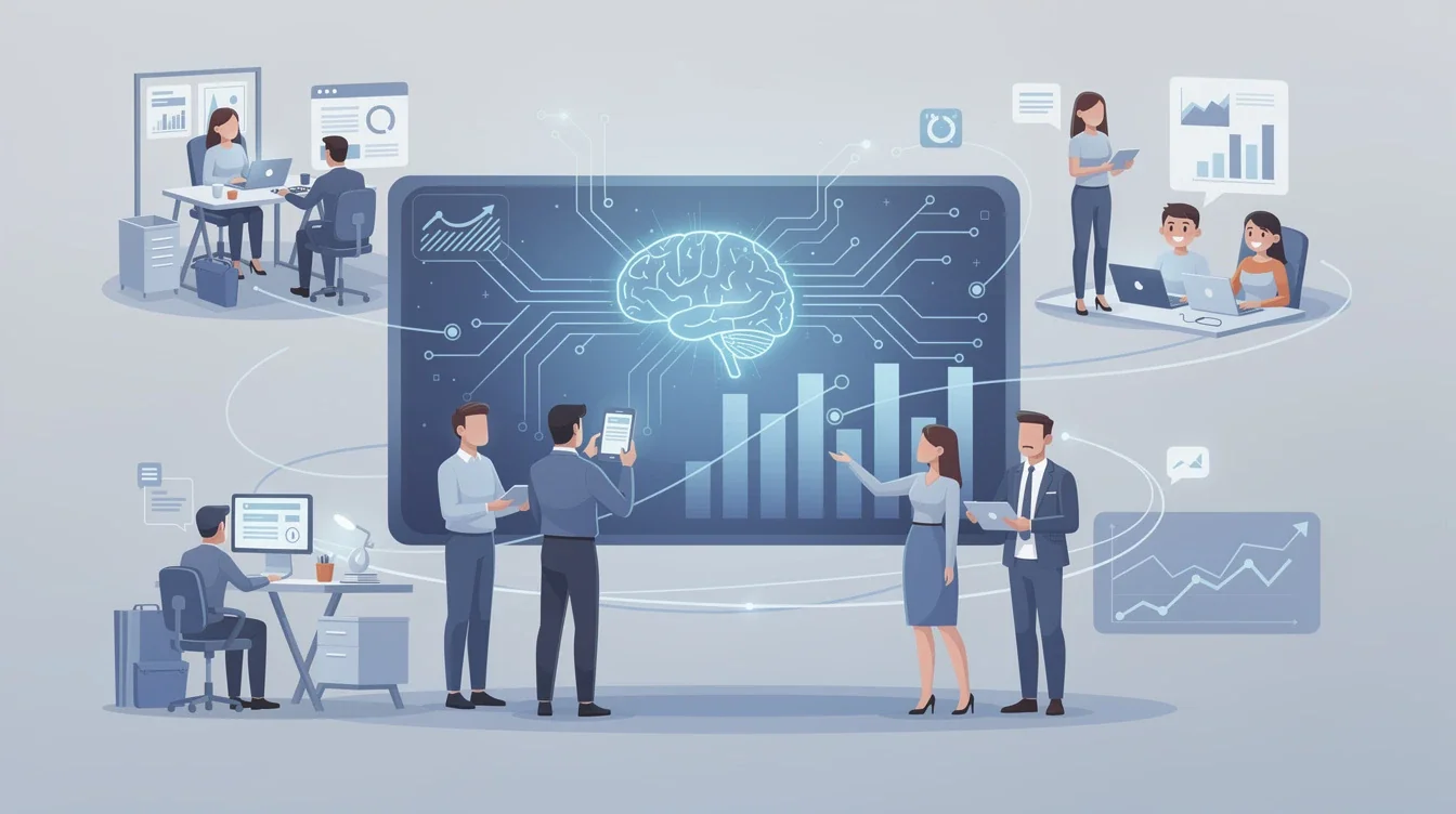 A summary infographic highlighting best practices for fractional ai consulting benefits for smbs