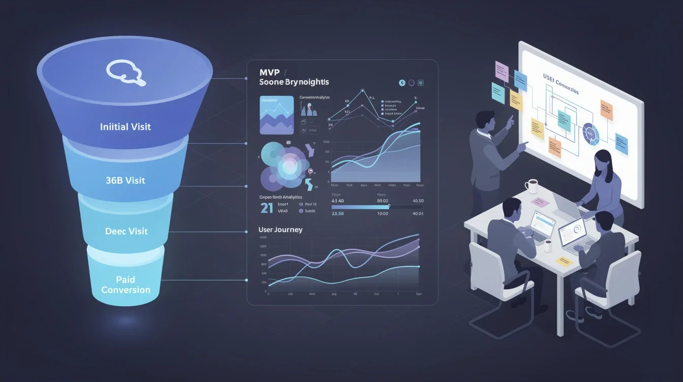 A summary infographic highlighting best practices for mvp user behavior funnel analysis for startups