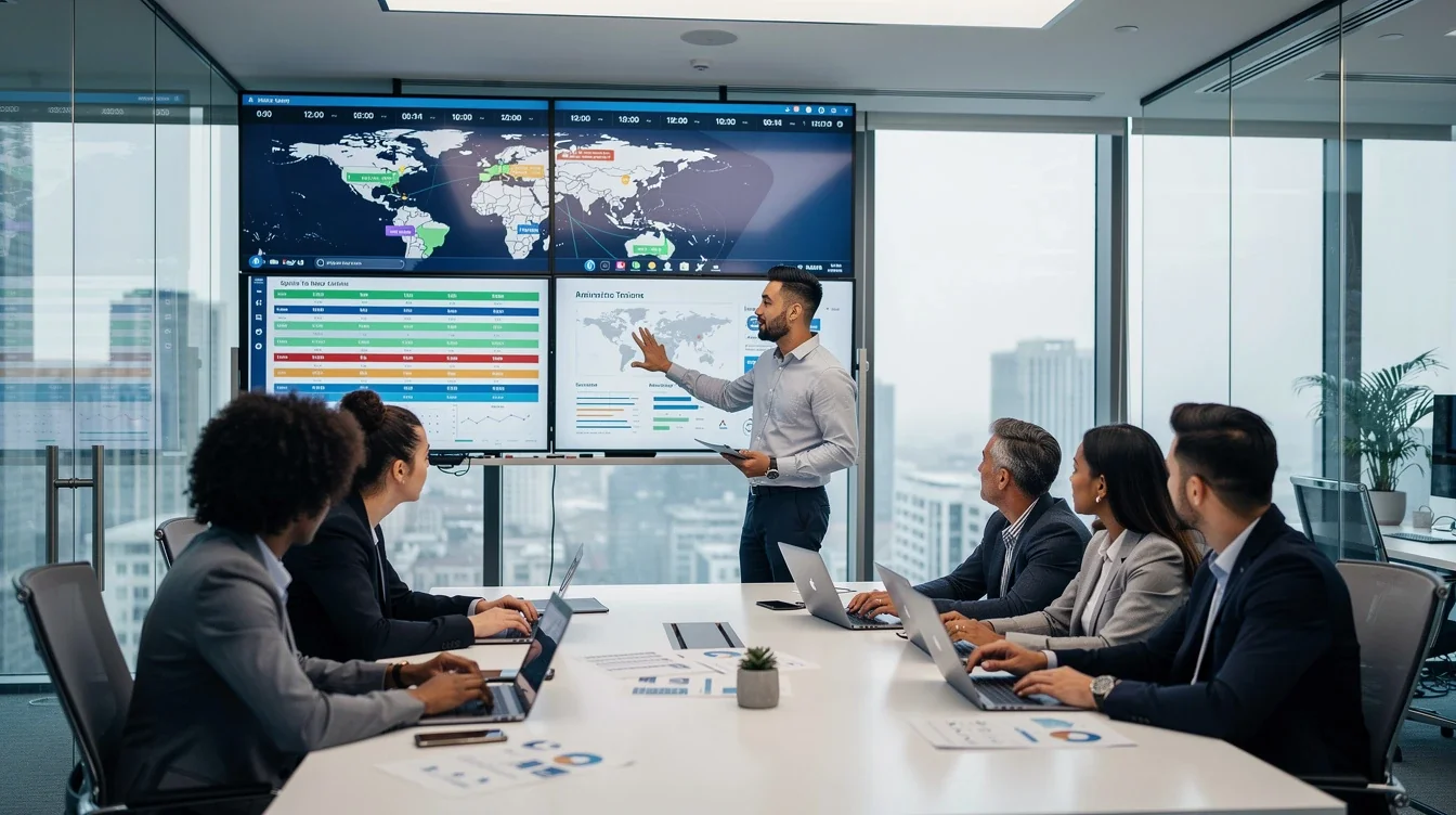A summary infographic highlighting best practices for offshore sprint planning for investor time zones